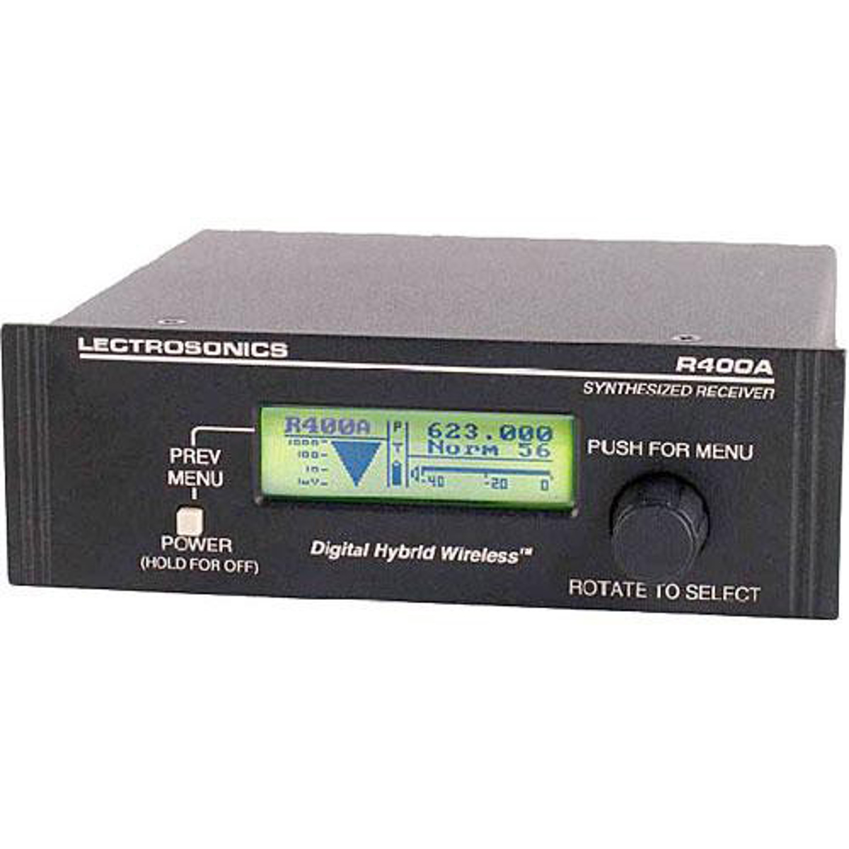 

Lectrosonics R400A Digital Hybrid UHF Diversity Receiver, Frequency Block 470