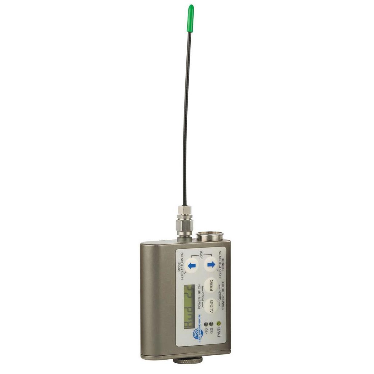 

Lectrosonics SMV Super Mini Variable Power Transmitter, Single Battery, Block 20
