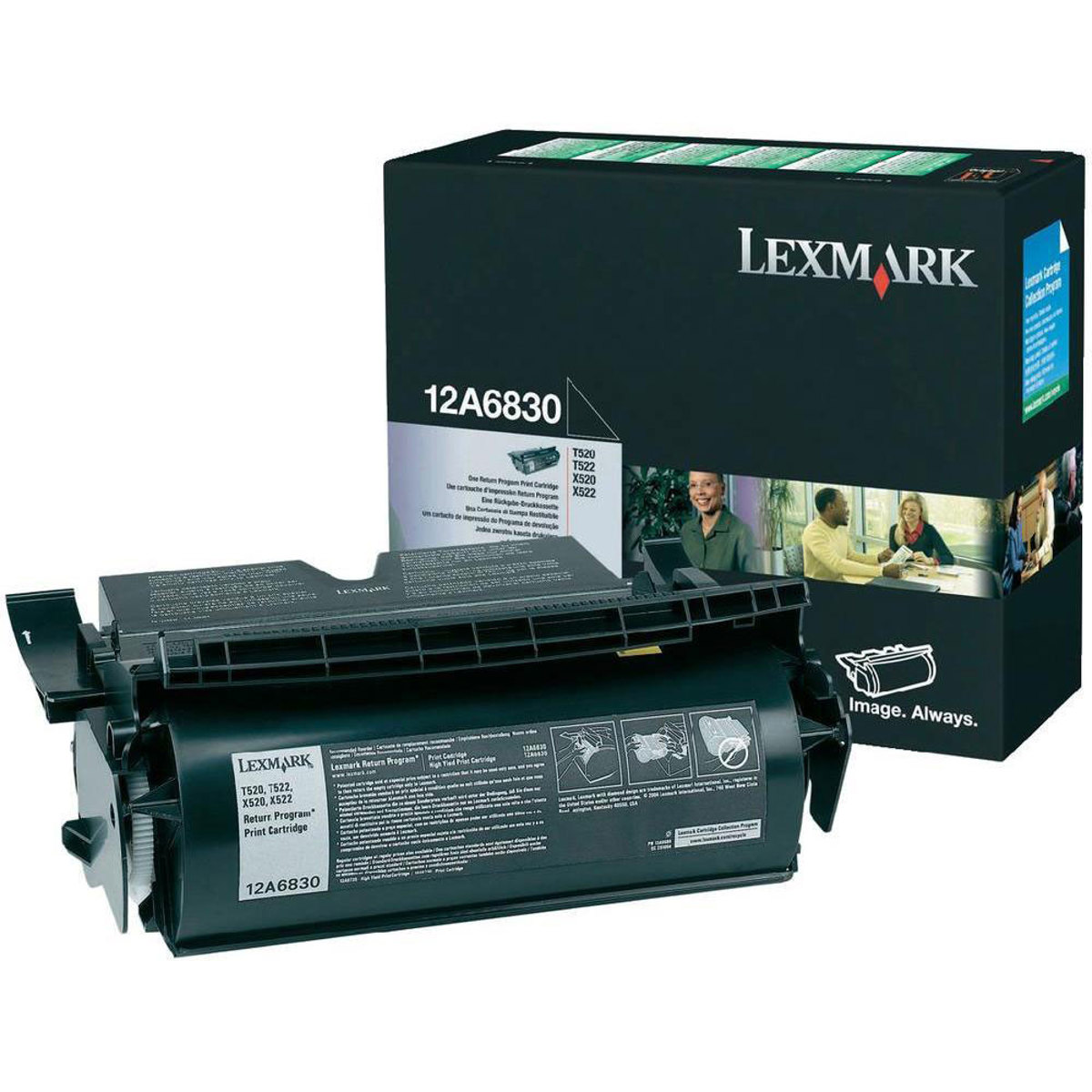 Lexmark Black Prebate Toner Cartridge