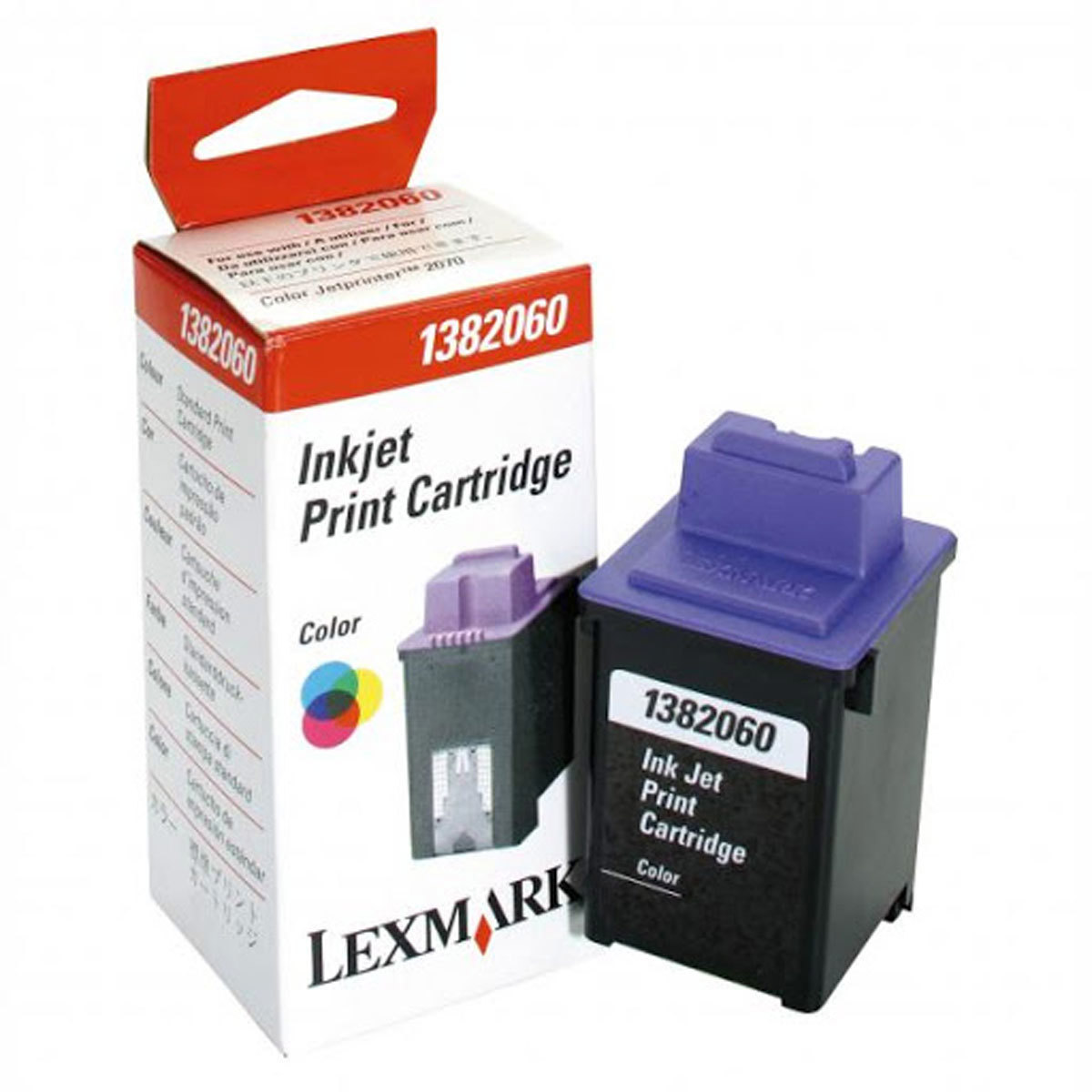 

Lexmark 1382060 Color Print Inkjet Cartridge, Yellow, Cyan & Magenta 200 Pages