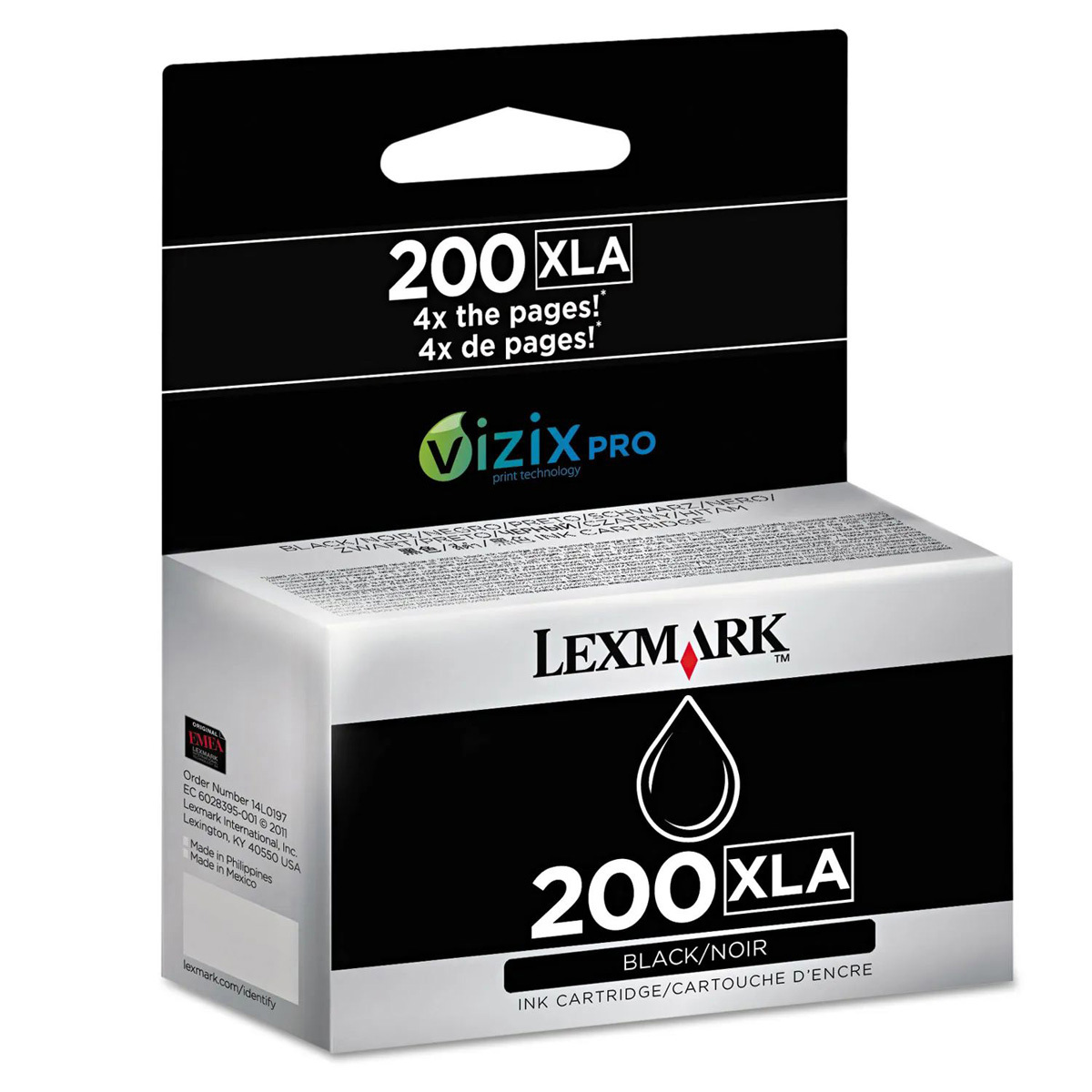 

Lexmark 200XLA Ink Cartridge, Black