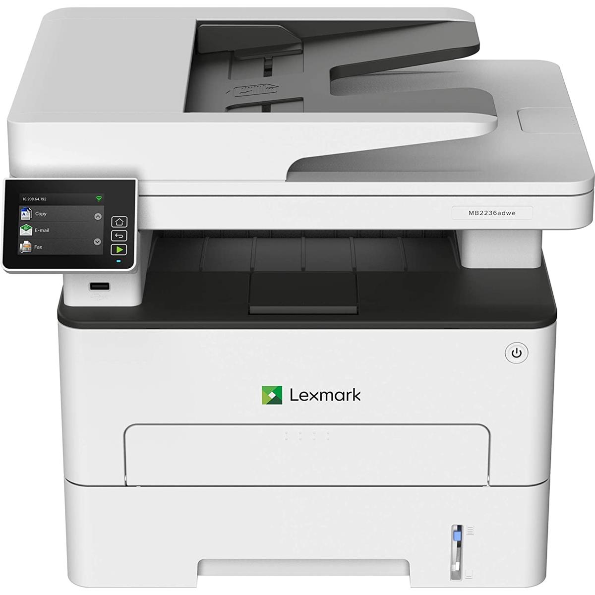 

Lexmark MB2236i Wireless Multi Monochrome Duplex Laser Printer