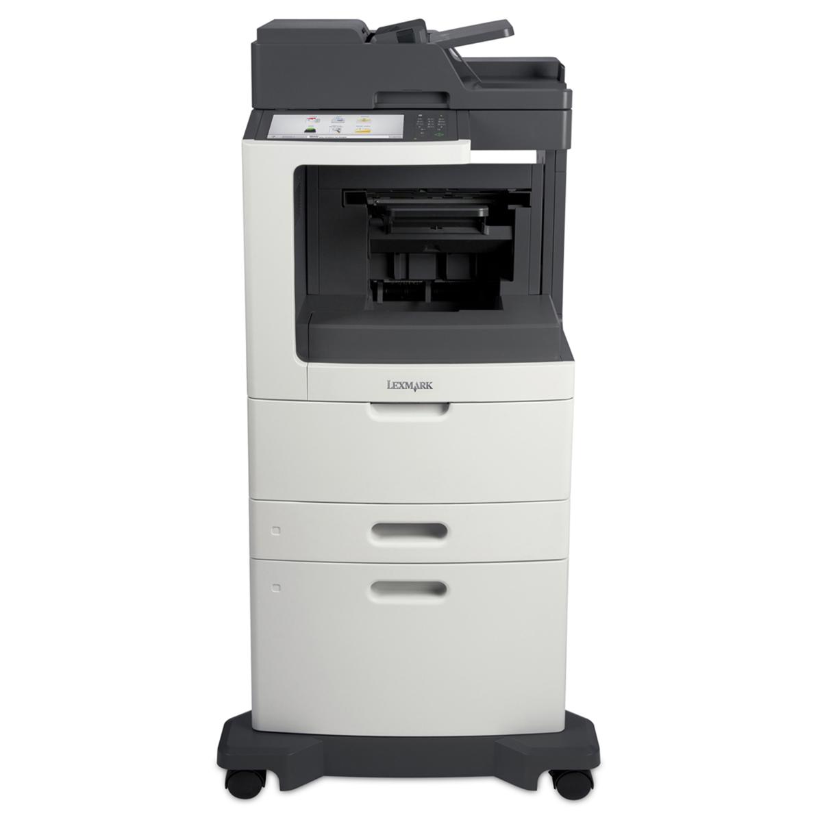 

Lexmark MX812dxpe B&W Laser MFP, Staple-Hole Punch, 70 ppm, 2750 Pages Standard