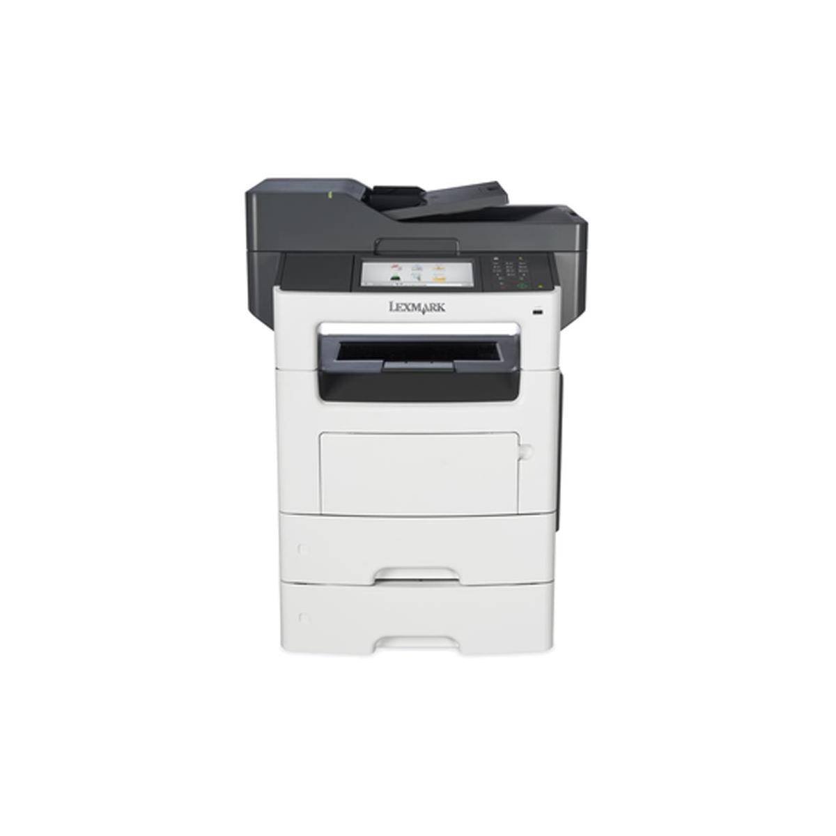 Lexmark MX611dte Multifunction Monochrome Laser Printer, Print, Copy, Scan, Fax -  35S6800