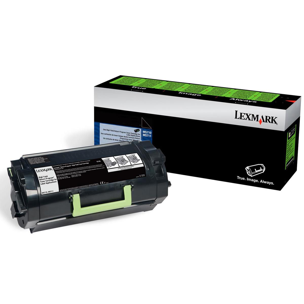 

Lexmark 52D0HAL Black High Yield Toner Cartridge for 520HAL and MS710dn Printers