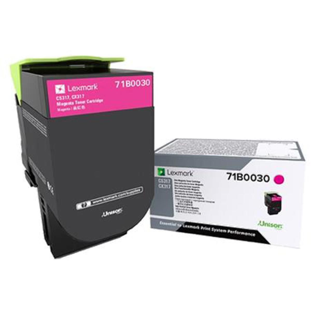 

Lexmark Magenta Toner Cartridge for CS/CX 317, 417, 517 Printer, 2300 Page Yield