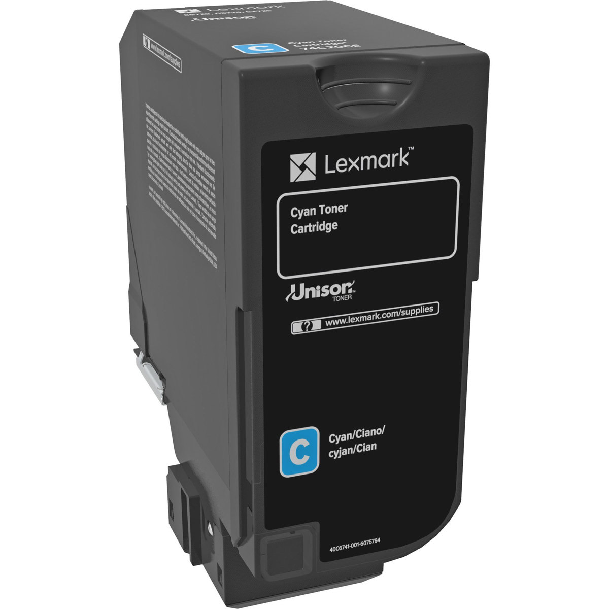 

Lexmark 74C0S20 Cyan Standard Yield Toner Cartridge for CS720 Series Printers