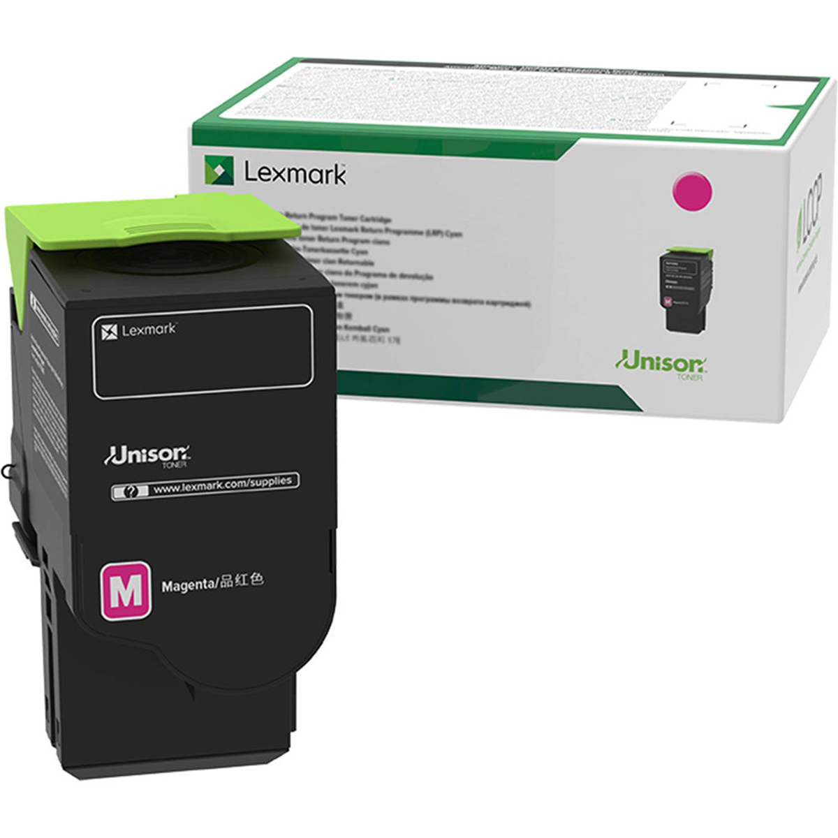

Lexmark 78C1XM0 Magenta Extra High Yield Return Program Toner Cartridge