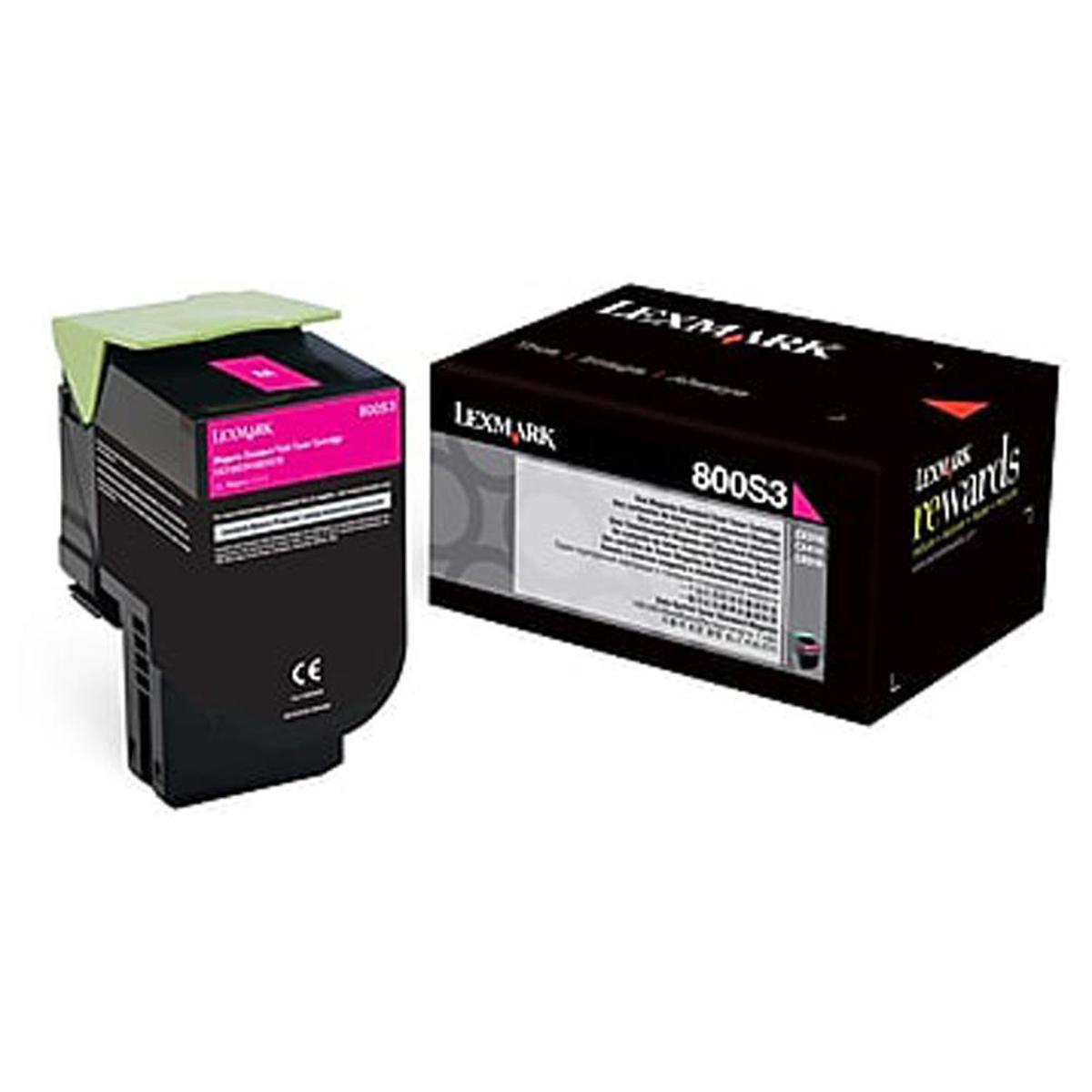 

Lexmark 80C0S30 Magenta Toner Cartridge