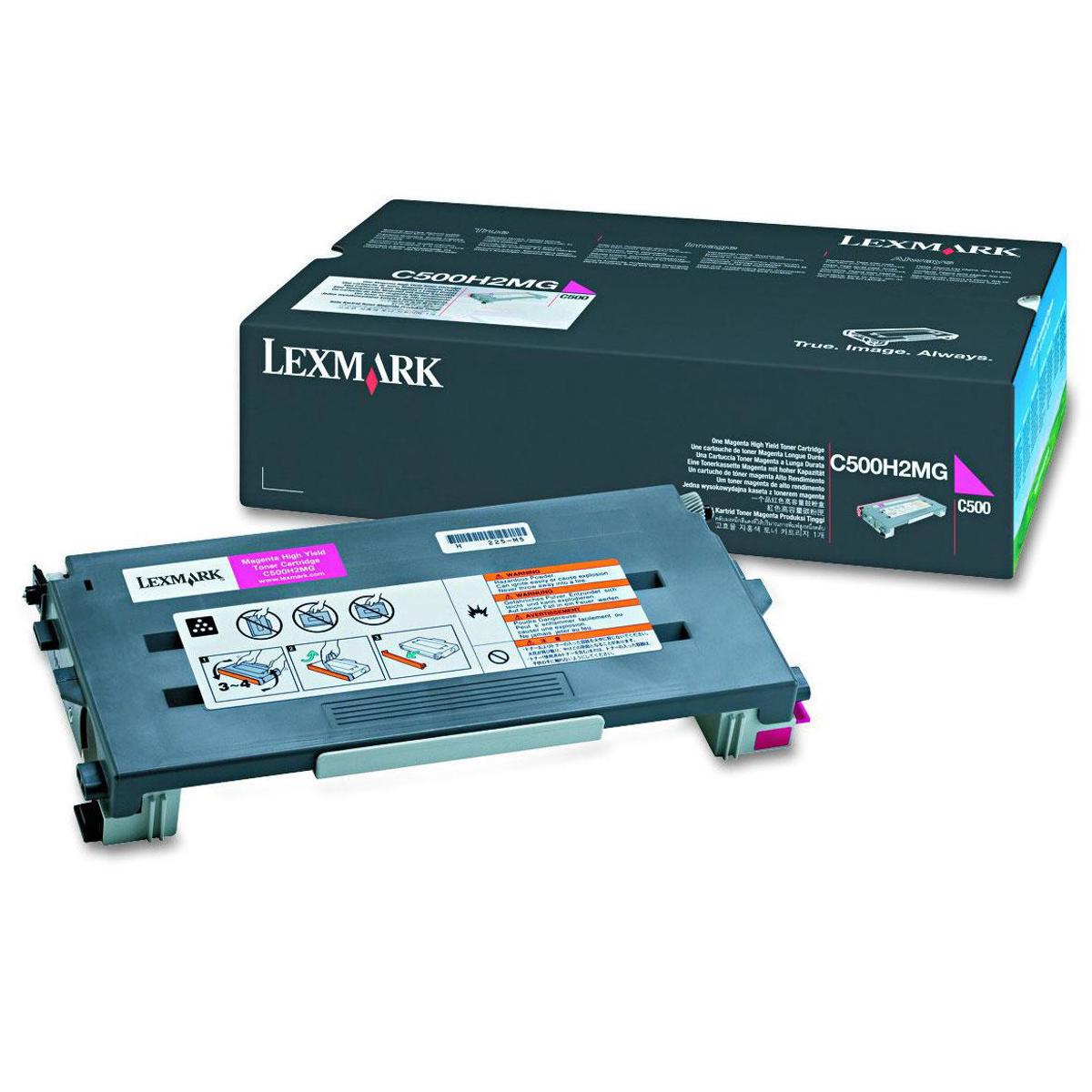 

Lexmark C500H2MG Magenta High Yield Toner Cartridge, 3000 Pages Yield