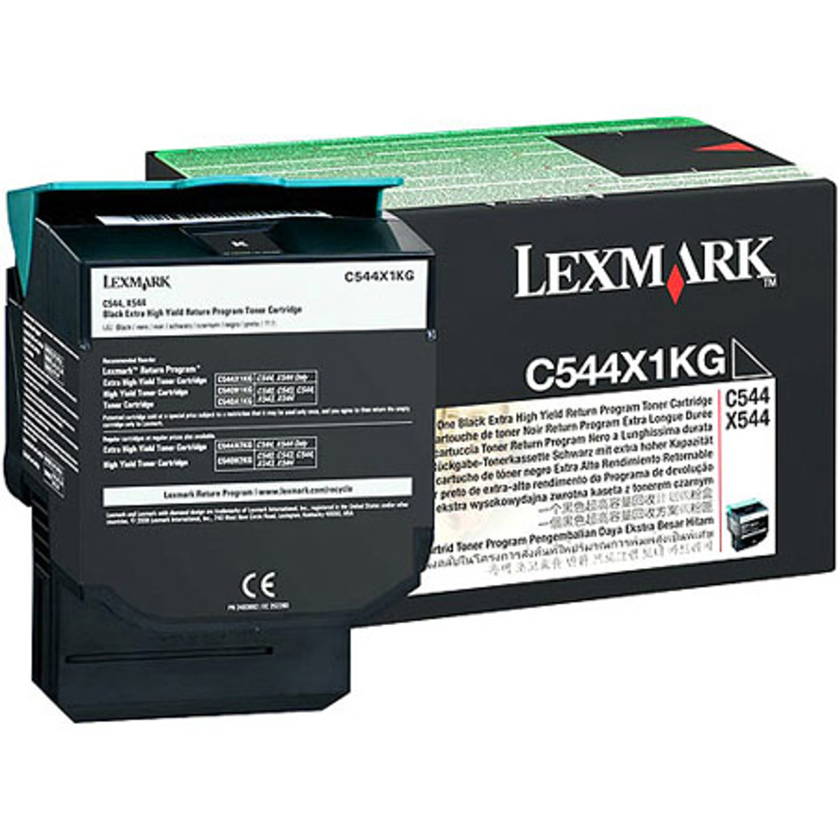 

Lexmark C544X1KG Extra High Yield Black Toner Cartridge