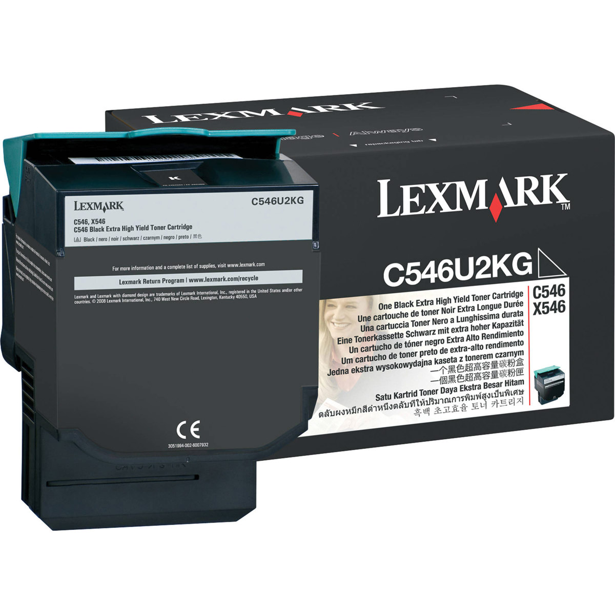 

Lexmark C546U2KG Black Extra High Yield Toner Cartridge, 8000 Pages Yield