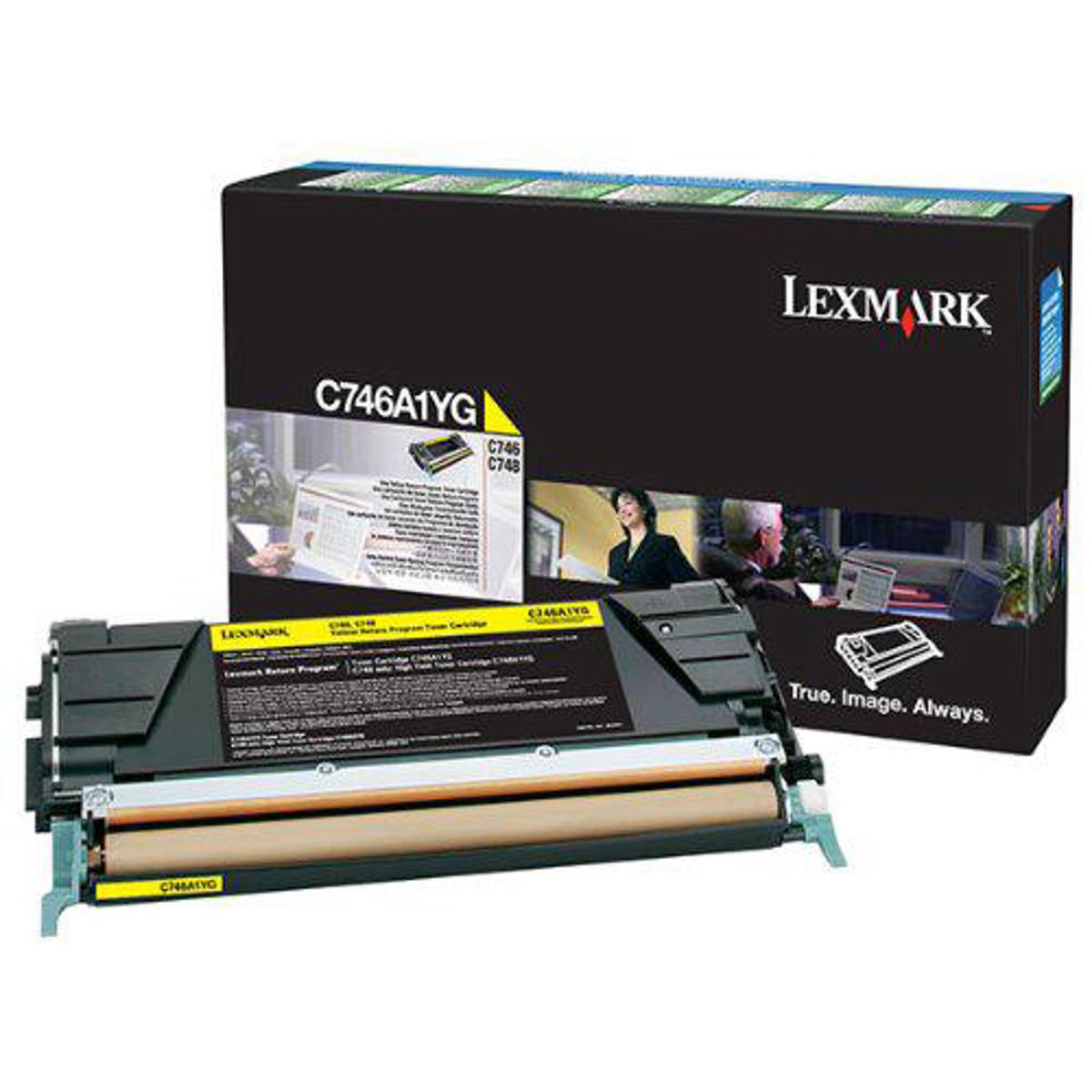 

Lexmark C746A4YG Laser Toner Cartridge, Yellow