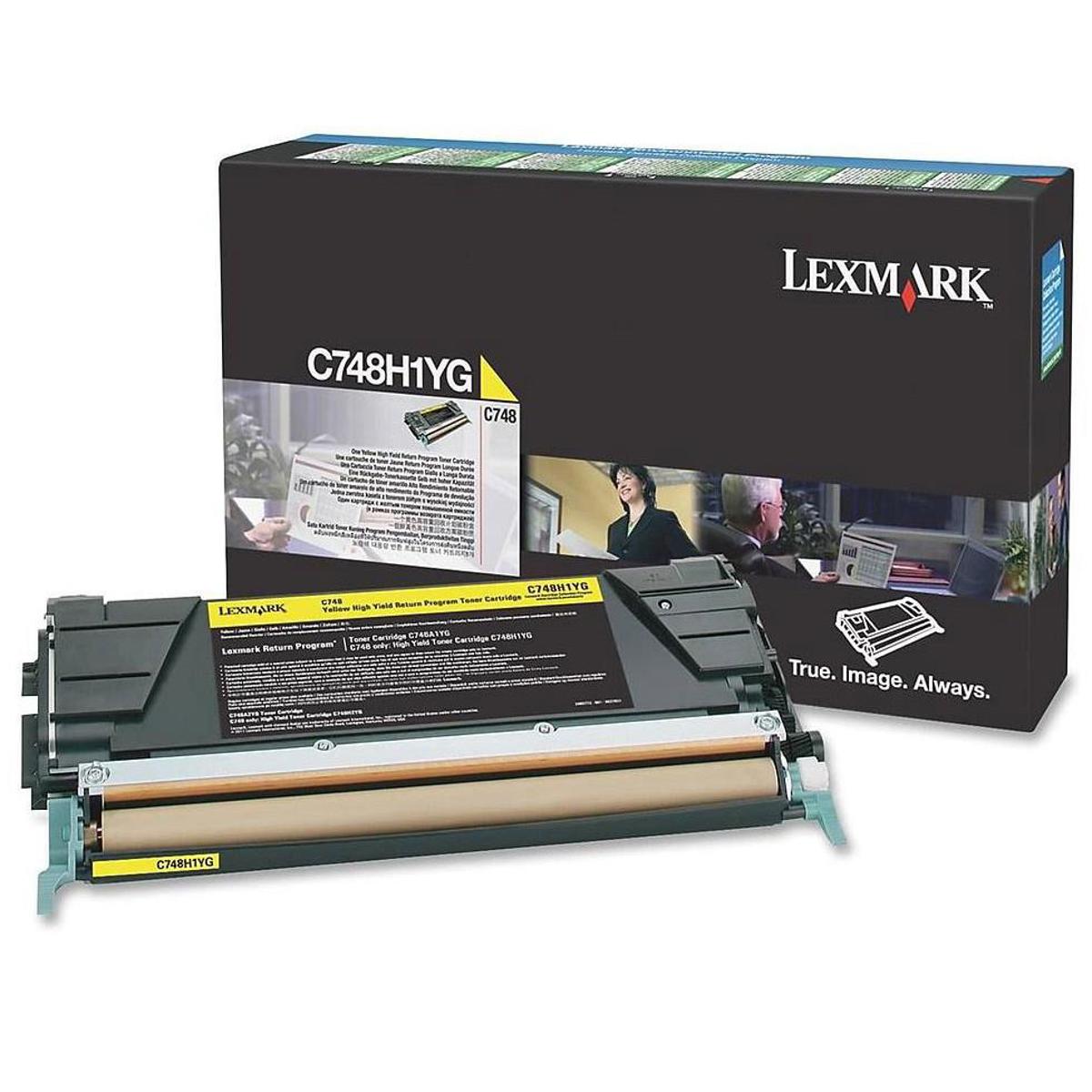 

Lexmark Yellow High Yield Return Program Laser Toner Cartridge for C748 Printers