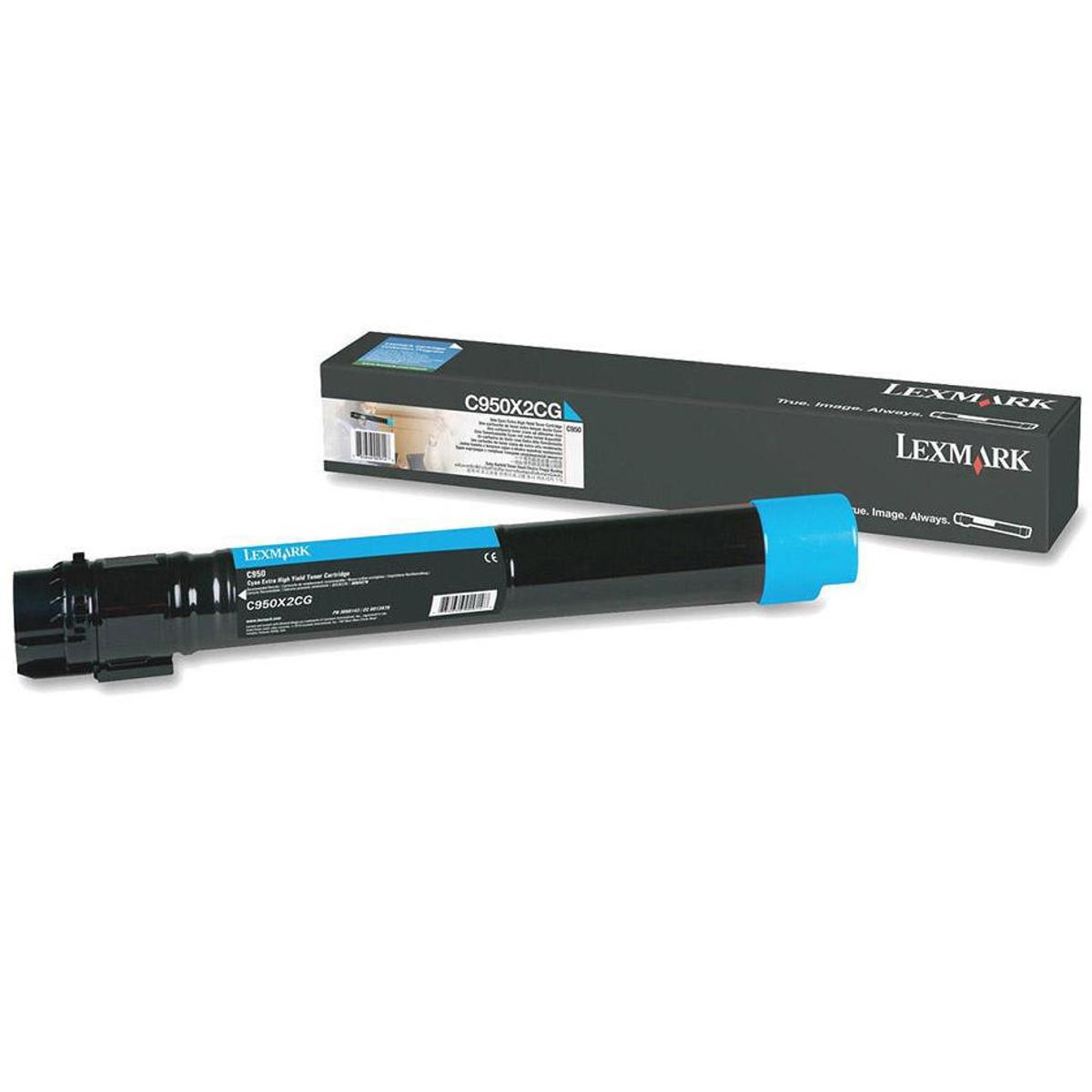 

Lexmark C950X2CG Cyan Extra High Yield Toner Cartridge for C950de, 22000 Yield