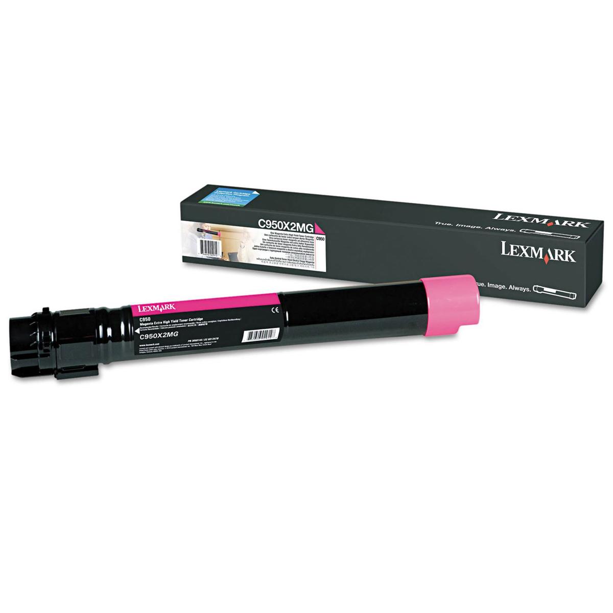 

Lexmark C950X2MG Magenta Extra High Yield Toner Cartridge for C950de 22000 Yield