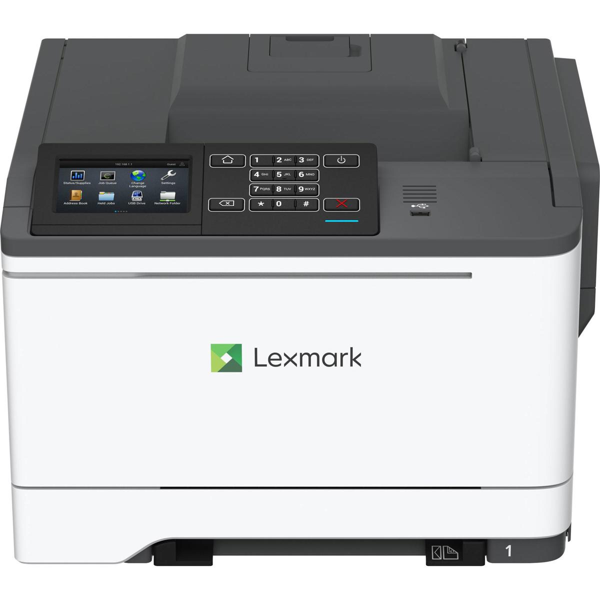 

Lexmark CS622de Color Laser Printer, 40 ppm, 250 Pages Standard