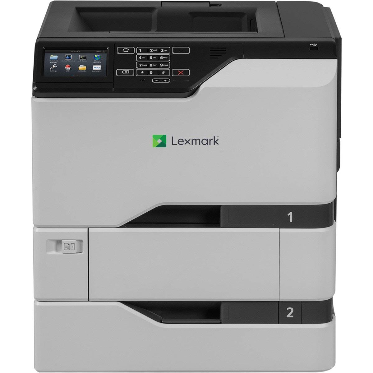 Lexmark CS720dte Color Laser Printer, 40 ppm, 1200 Pages Standard -  40C9101