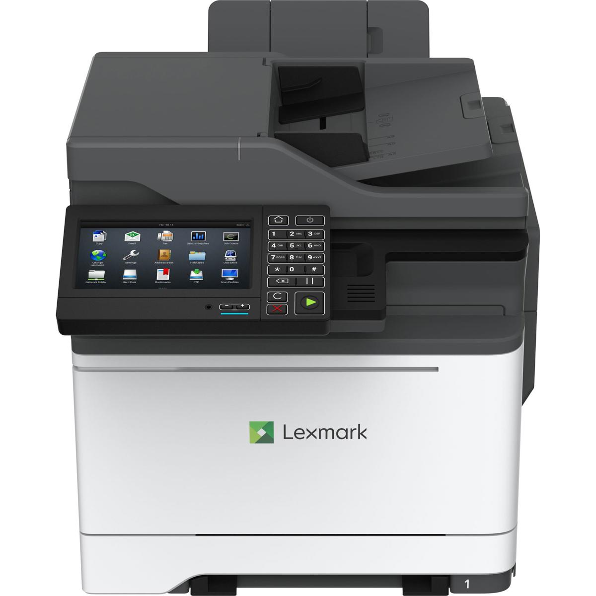 

Lexmark CX625adhe Color Laser MFP, HDD, 40 ppm, 250 Pages Standard