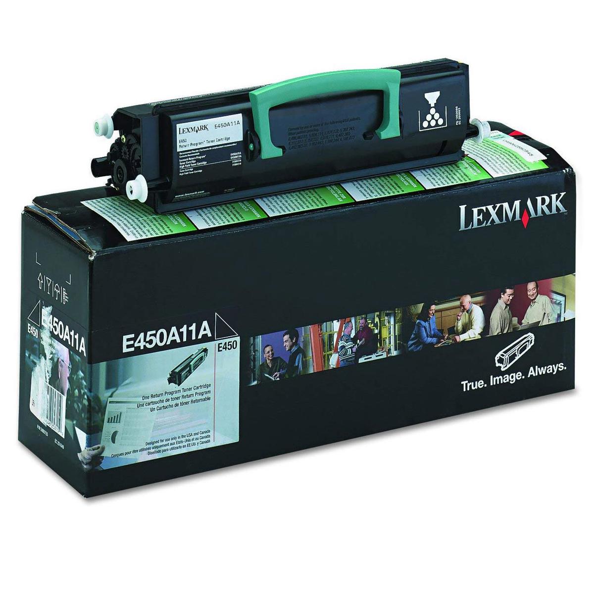 

Lexmark E450A11A Return Program Toner Cartridge for E450 Series Printers, Black