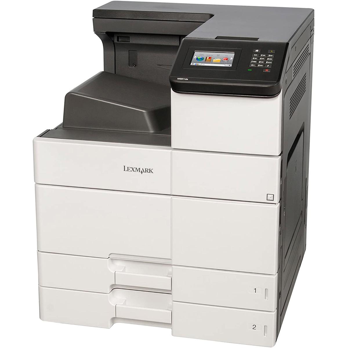 

Lexmark MS911de Touchscreen Monochrome Laser Printer, 55ppm, 1150 Pages Standard