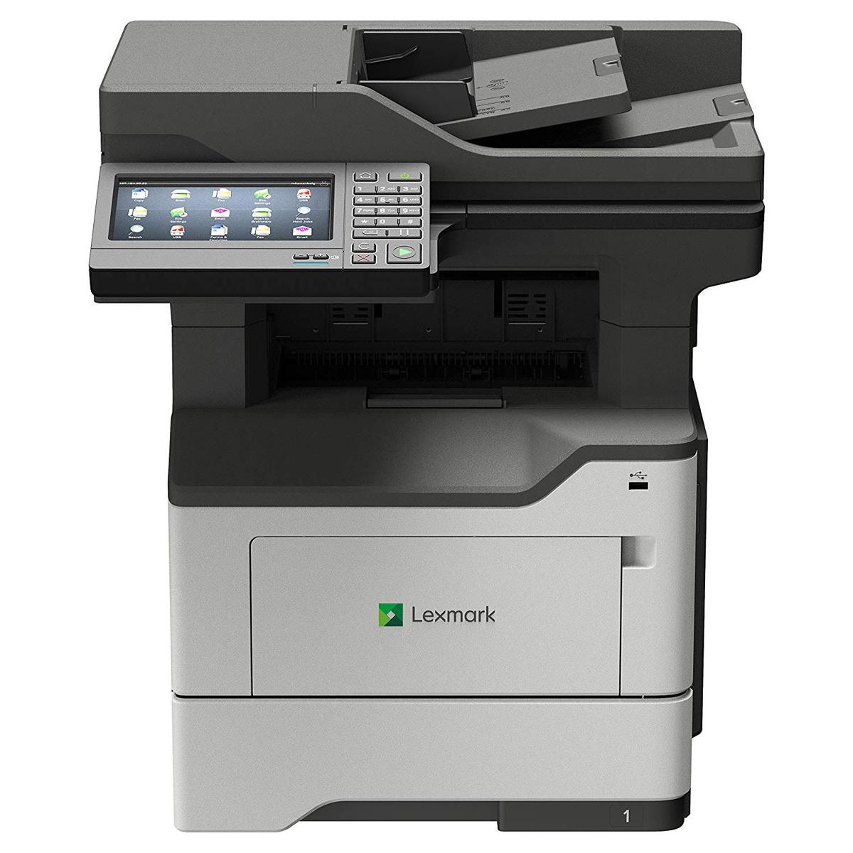 

Lexmark MX622ade B&W Laser MFP, 50ppm, 650 Pages - Print, Copy, Scan, Fax