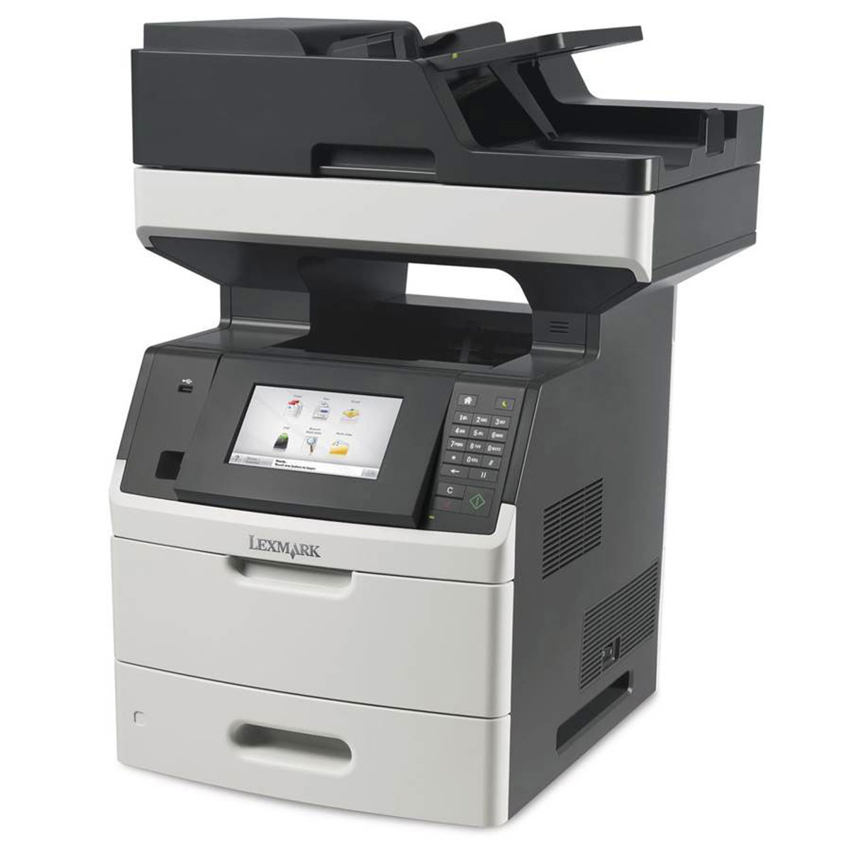 Lexmark MX711dthe B&W Laser MFP, 320GB HDD, 70ppm, 1200 Pages Standard -  24T7406