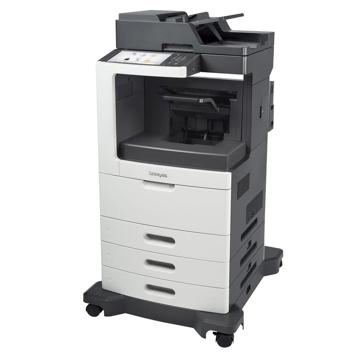 

Lexmark MX810dtfe B&W Laser MFP, Staple Finisher, 55ppm, 1750 Pages Standard