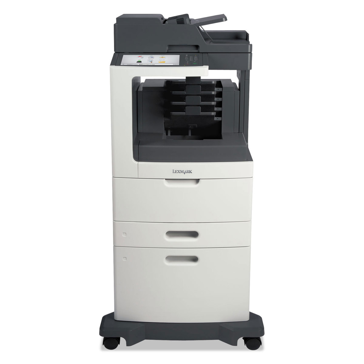 Lexmark MX810dxme B&W Laser MFP with 4-Bin Mailbox, 55 ppm, 2750 Pages Standard -  24T7418