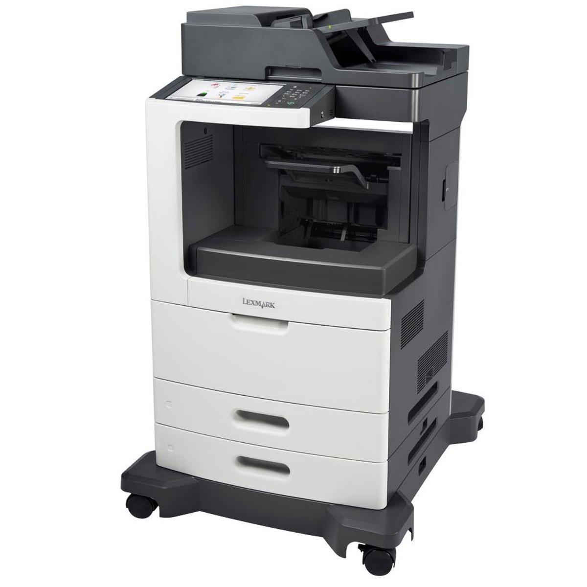 Lexmark MX811dtfe B&W Laser MFP, Staple Finisher, 2x 550-Sheet Tray, 63 ppm -  24T7424