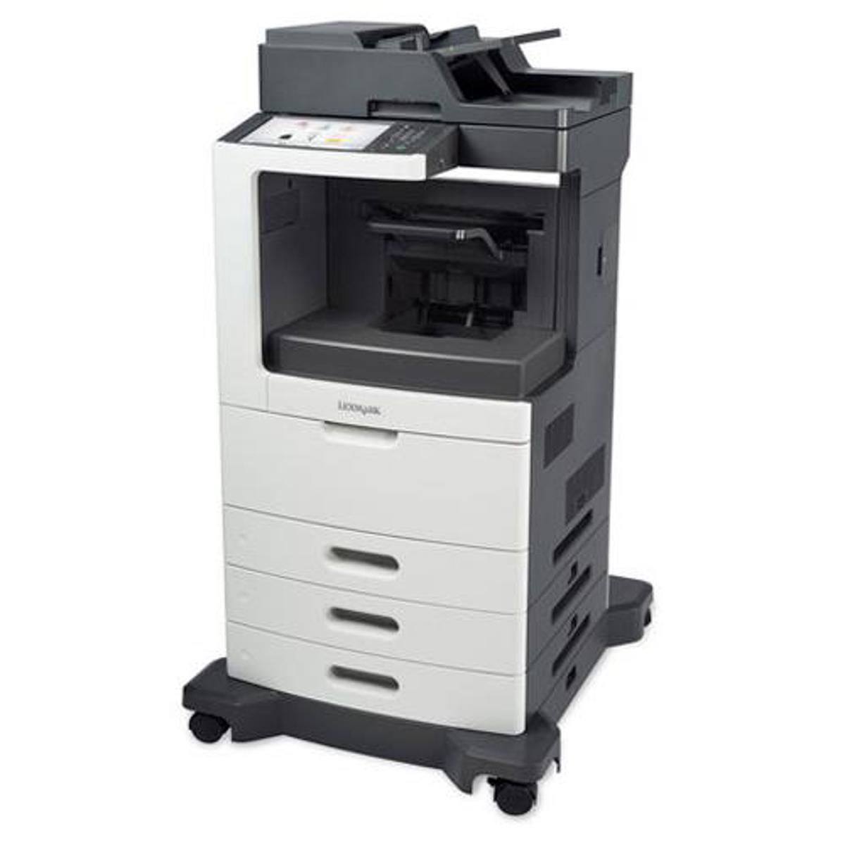 

Lexmark MX811dtpe B&W Laser MFP, Staple-Hole Punch, 63 ppm, 1750 Pages Standard