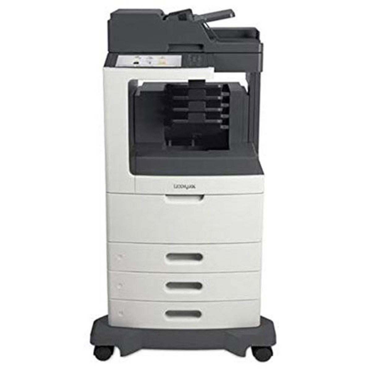 

Lexmark MX812dtme B&W Laser MFP with 4-Bin Mailbox, 70 ppm, 1750 Pages Standard