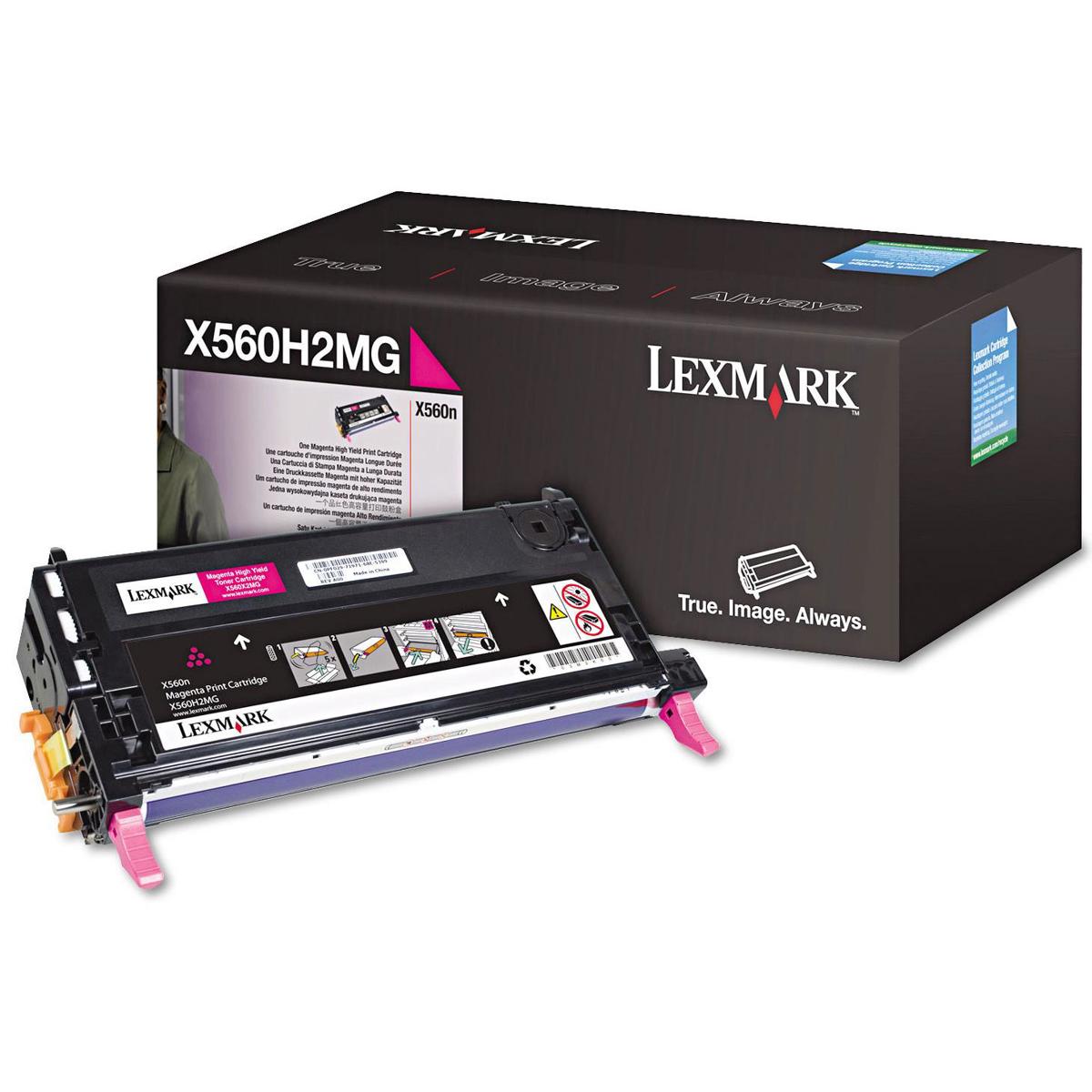 

Lexmark X560H2MG Magenta High Yield Print Cartridge for X560, 10000 Pages Yield