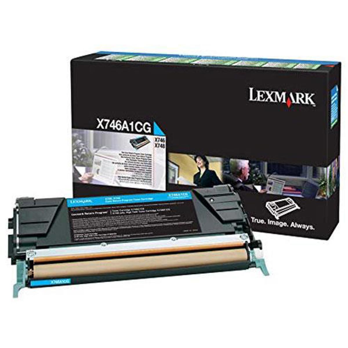 

Lexmark Cyan Return Program Laser Toner Cartridge for X748, X746de Printers