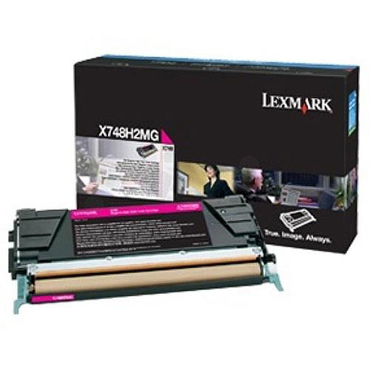 

Lexmark X748H2MG Magenta High Yield Toner Cartridge, 10000 Pages Yield