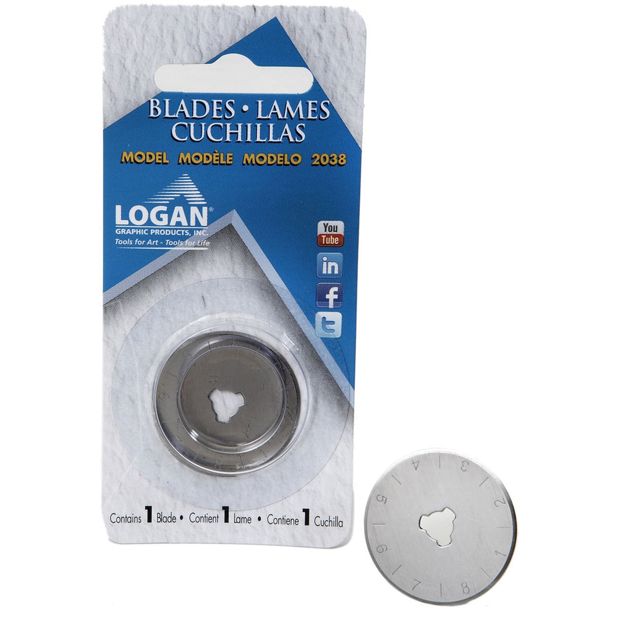 

Logan Graphics 2038 Rotary Blade for 710-1 Paper Trimmer