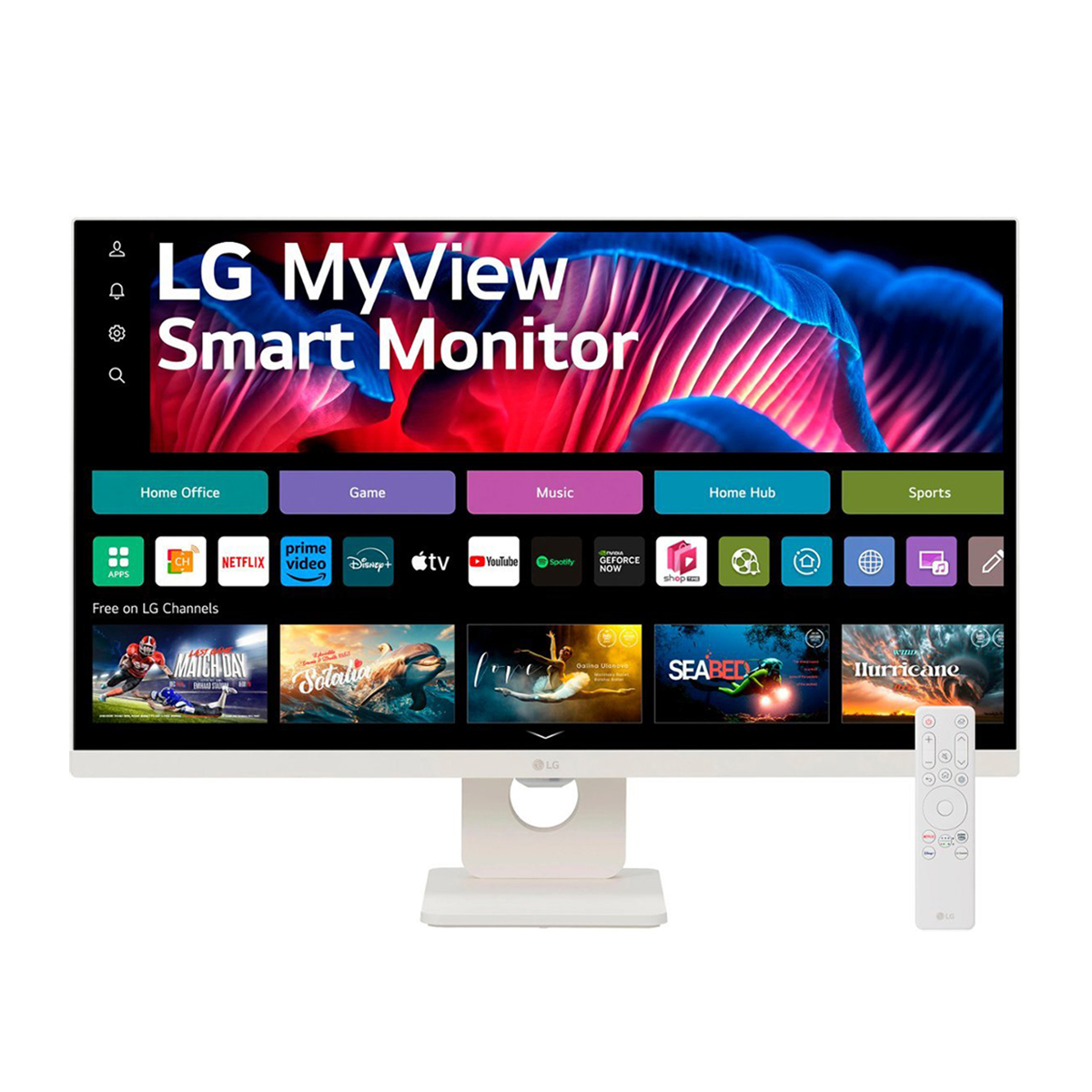 

LG MyView 27SR73U 27" 16:9 4K UHD USB-C IPS LCD HDR Smart Monitor w/WebOS, White