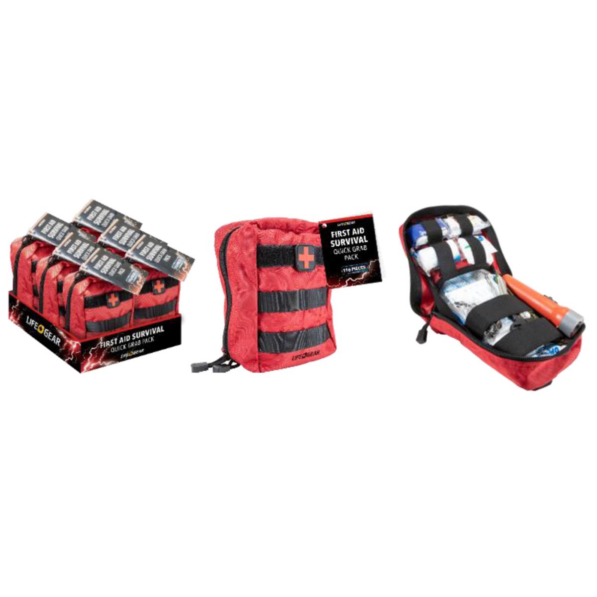 

Life+Gear 116 Piece First Aid + Survival Kit In Waterproof Soft Case