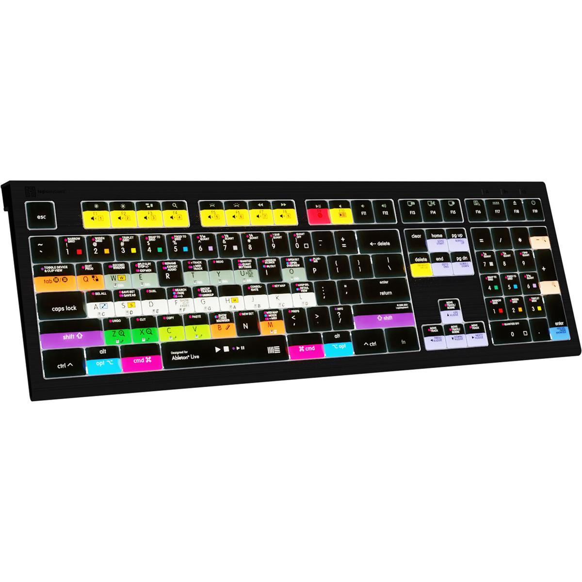 Image of LogicKeyboard ASTRA 2 Series Mac Wired Backlit Keyboard for Ableton Live 10