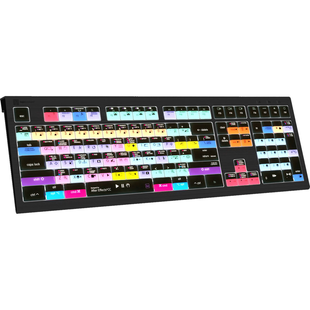 

LogicKeyboard ASTRA 2 Series Mac Wired Keyboard for Adobe After Effects CC, US