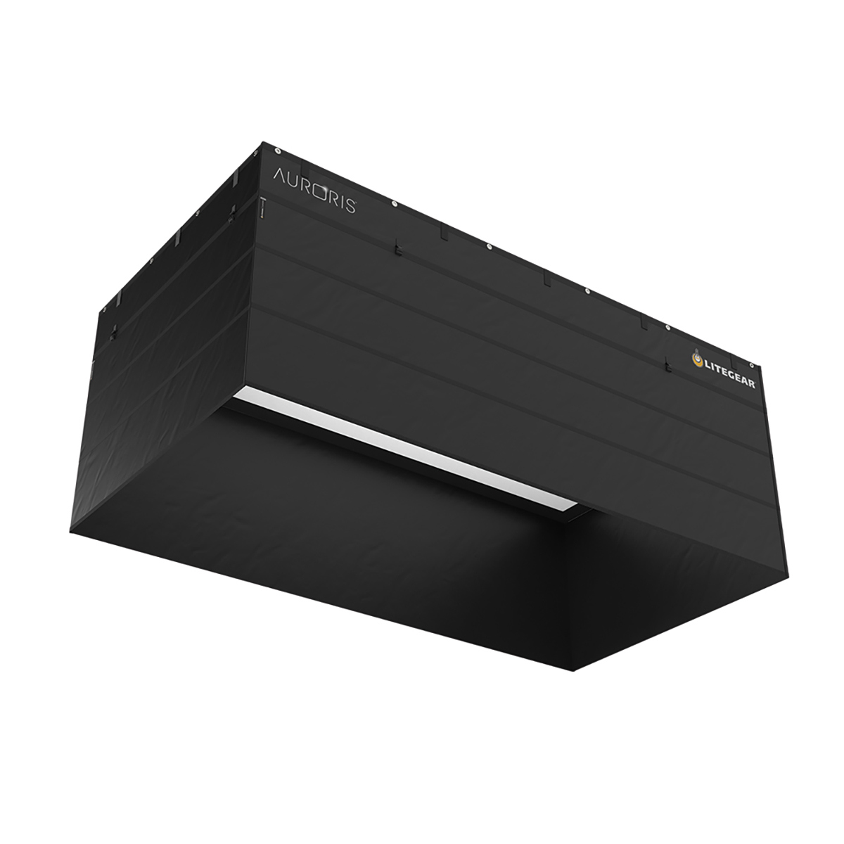 

LiteGear 10x3' Teaser for Auroris X LED Light Panel, Matte Black, 4-Pack
