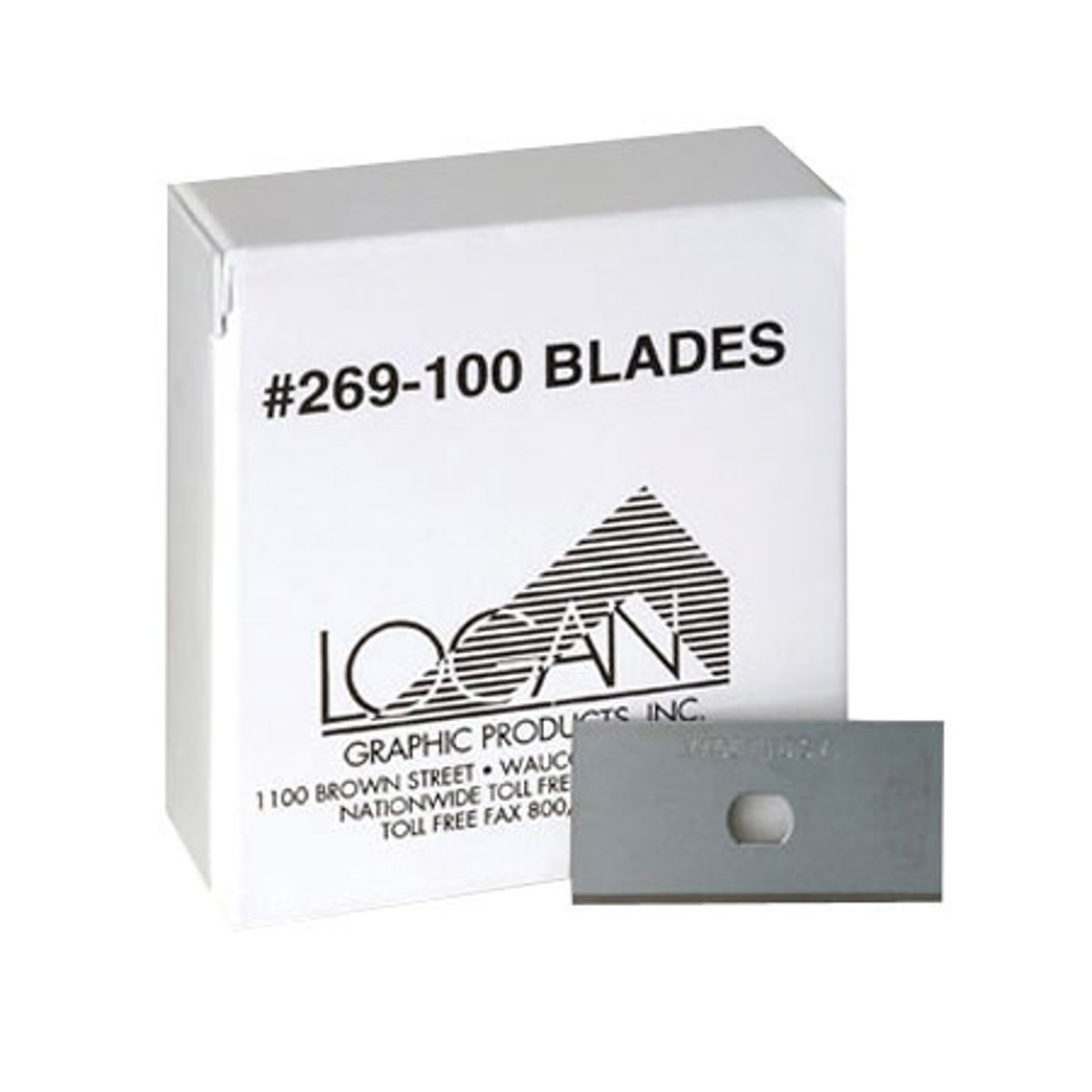 

Logan Graphics 269-100 Replacement Cutting Blades,100-Pack
