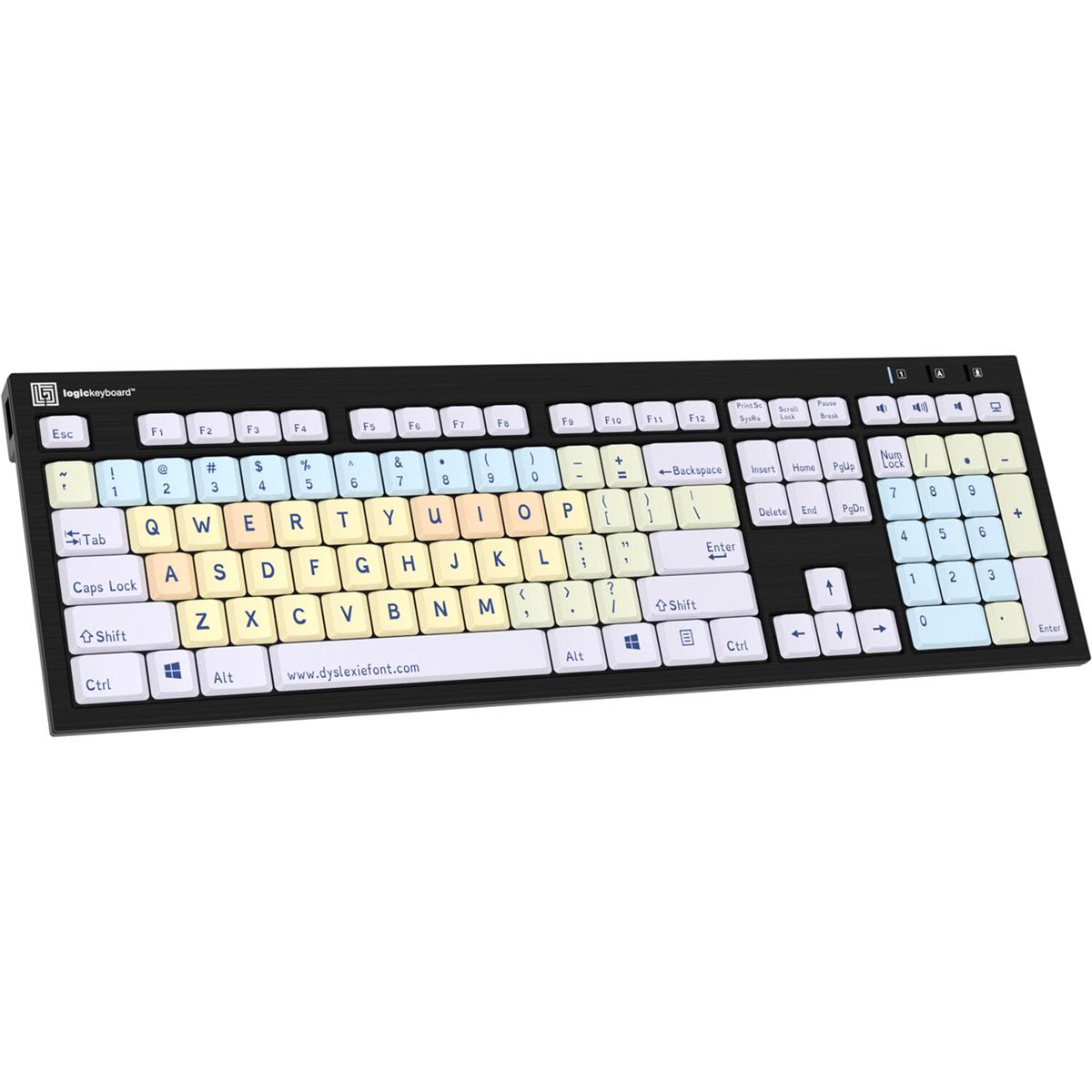 Image of LogicKeyboard Dyslexie PC Wired Keyboard