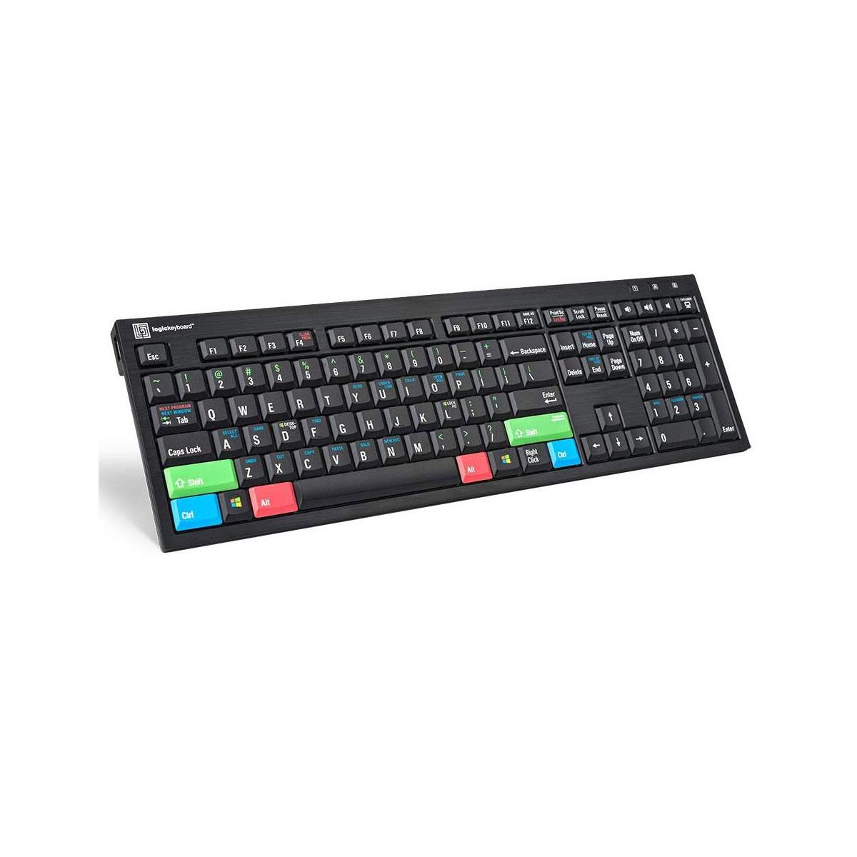 Image of LogicKeyboard Ergo Keyboard PC Nero Line