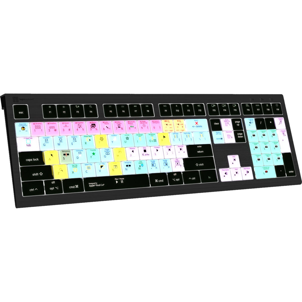

LogicKeyboard ASTRA 2 Series Mac Wired Keyboard for Apple Final Cut Pro X, US