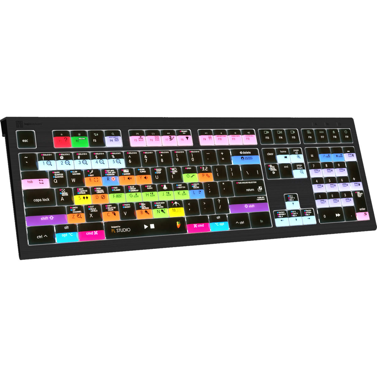 

LogicKeyboard ASTRA 2 Series Mac Wired Keyboard for Image-Line FL Studio 20, US