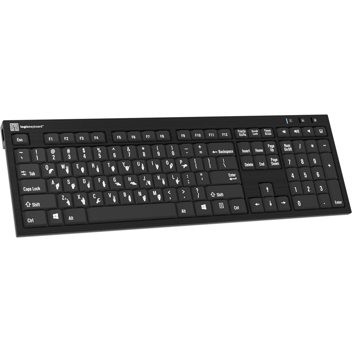 Image of LogicKeyboard Hand Sign Wired Keyboard
