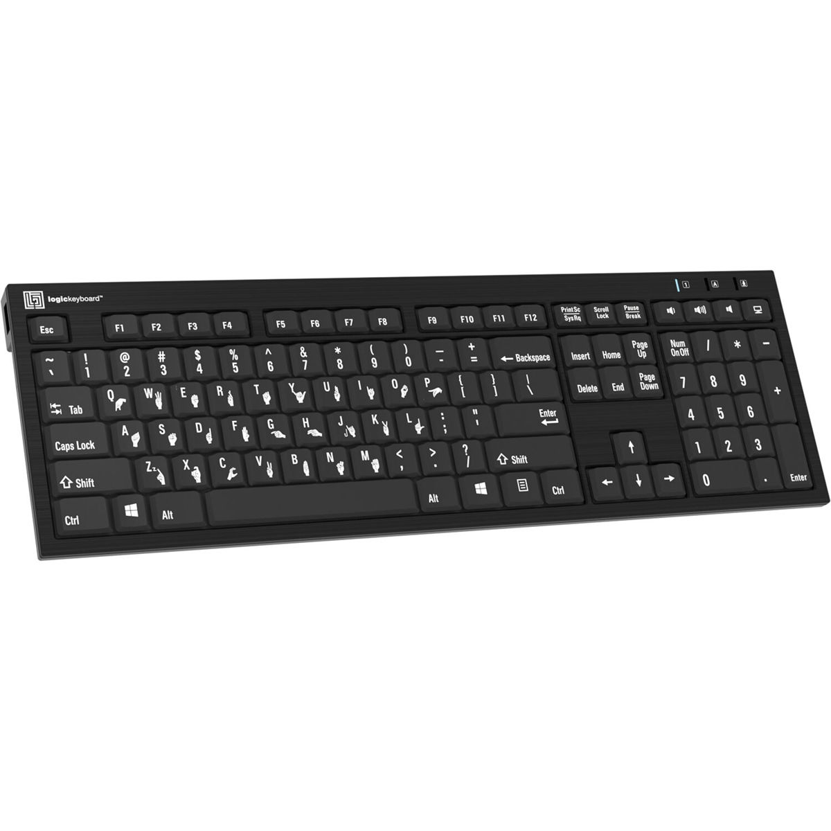 Image of LogicKeyboard Hand Sign Wired Keyboard