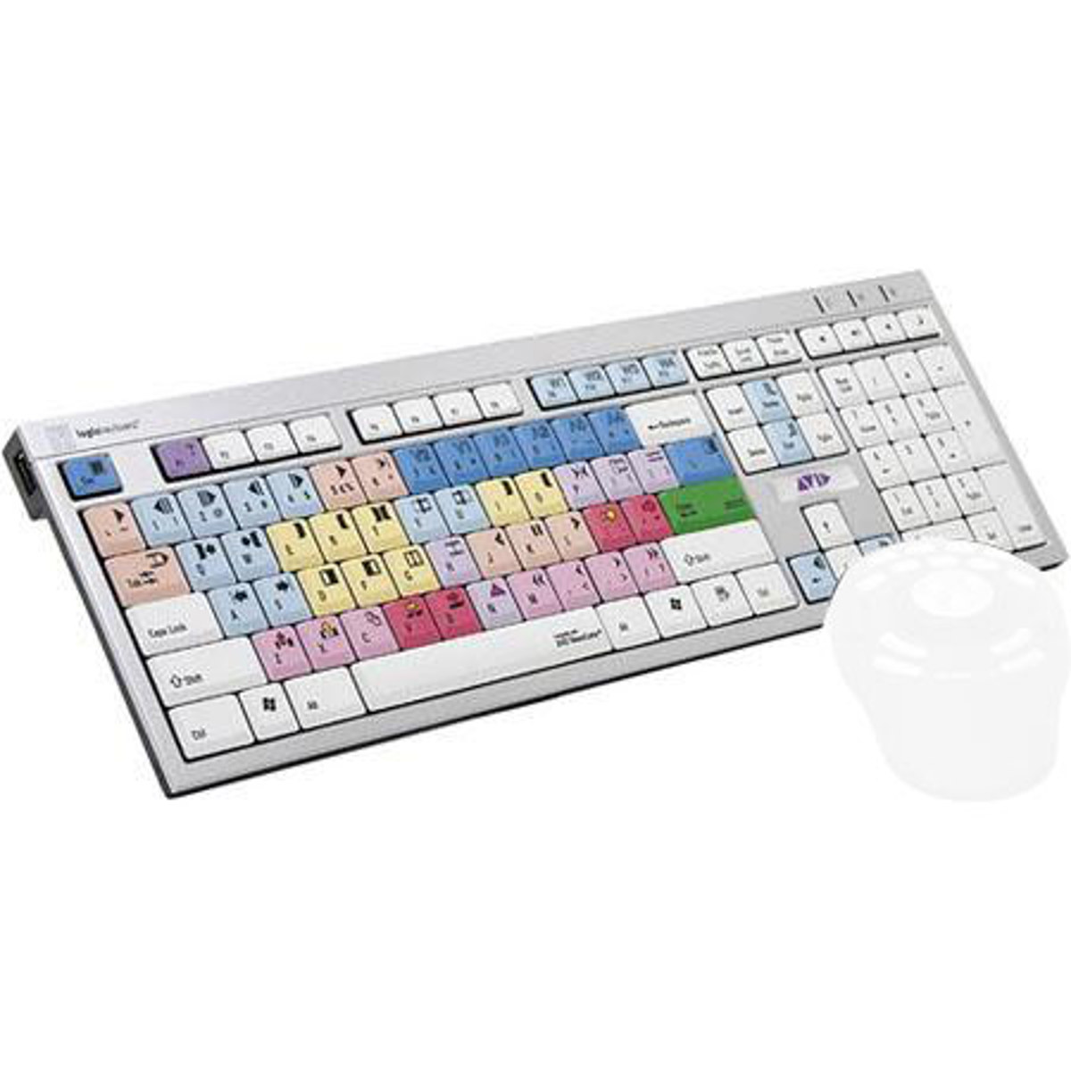 Image of LogicKeyboard Avid NewsCutter Slim Line PC Keyboard