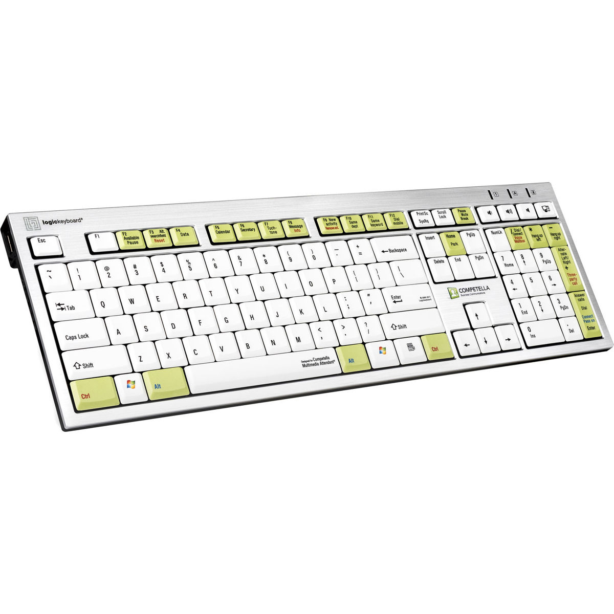 

LogicKeyboard 108 Keys Telecom Keyboard, Competella Attendant (American English)